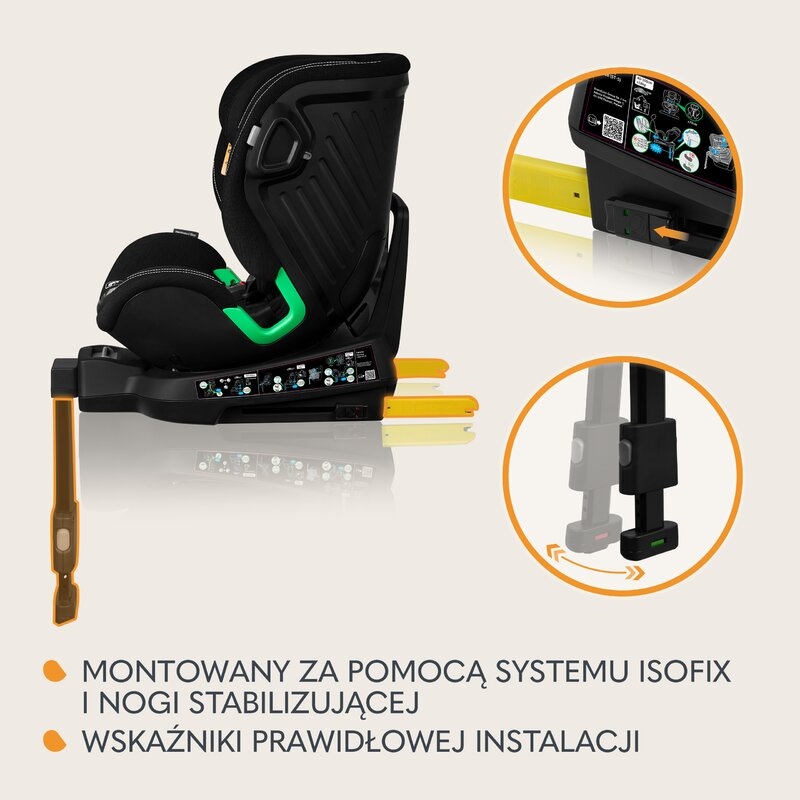 Scaun auto, Lionelo, Harmony i-Size, Rotire 360 grade, Protectie laterala, Cu spatar reglabil in 5 pozitii, Cu tetiera reglabila in 12 pozitii, 0-36 Kg, 40-150 cm, Cu Isofix, Husa din bambus, Conform cu ECE R129, Negru Scaun auto, Lionelo, Harmony i-Size, Rotire 360 grade, Protectie laterala, Cu spatar reglabil in 5 pozitii, Cu tetiera reglabila in 12 pozitii, 0-36 Kg, 40-150 cm, Cu Isofix, Husa din bambus, Conform cu ECE R129, Negru