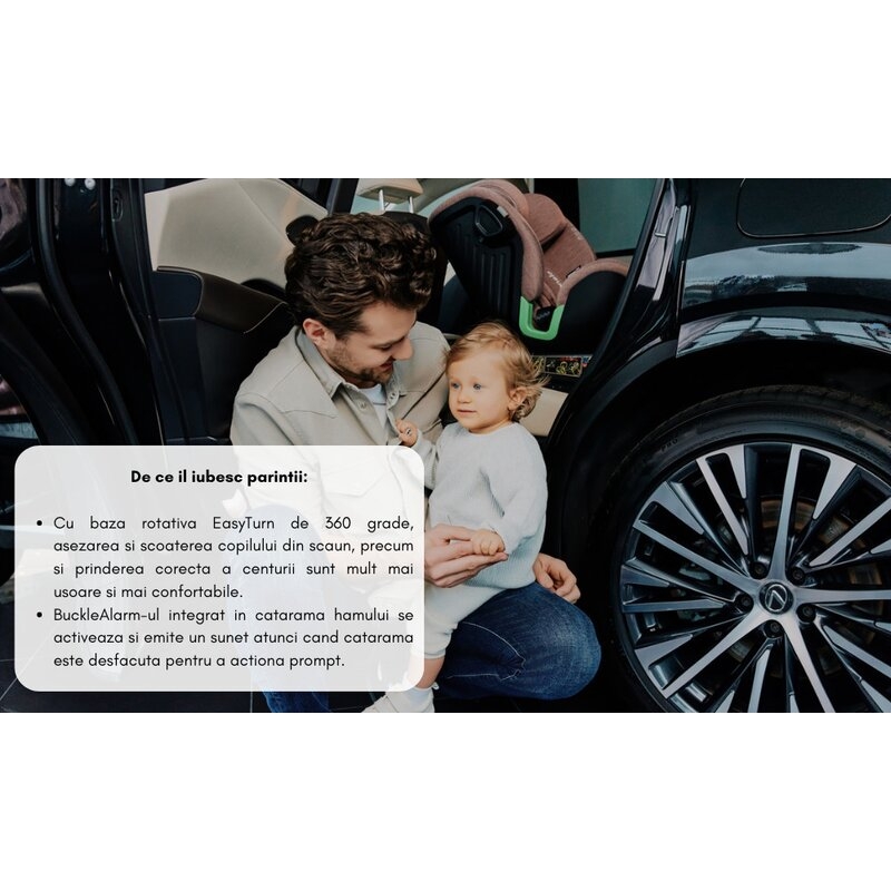 Scaun auto, Lionelo, Harmony i-Size, Rotire 360 grade, Protectie laterala, Cu spatar reglabil in 5 pozitii, Cu tetiera reglabila in 12 pozitii, 0-36 Kg, 40-150 cm, Cu Isofix, Husa din bambus, Conform cu ECE R129, Negru Scaun auto, Lionelo, Harmony i-Size, Rotire 360 grade, Protectie laterala, Cu spatar reglabil in 5 pozitii, Cu tetiera reglabila in 12 pozitii, 0-36 Kg, 40-150 cm, Cu Isofix, Husa din bambus, Conform cu ECE R129, Negru