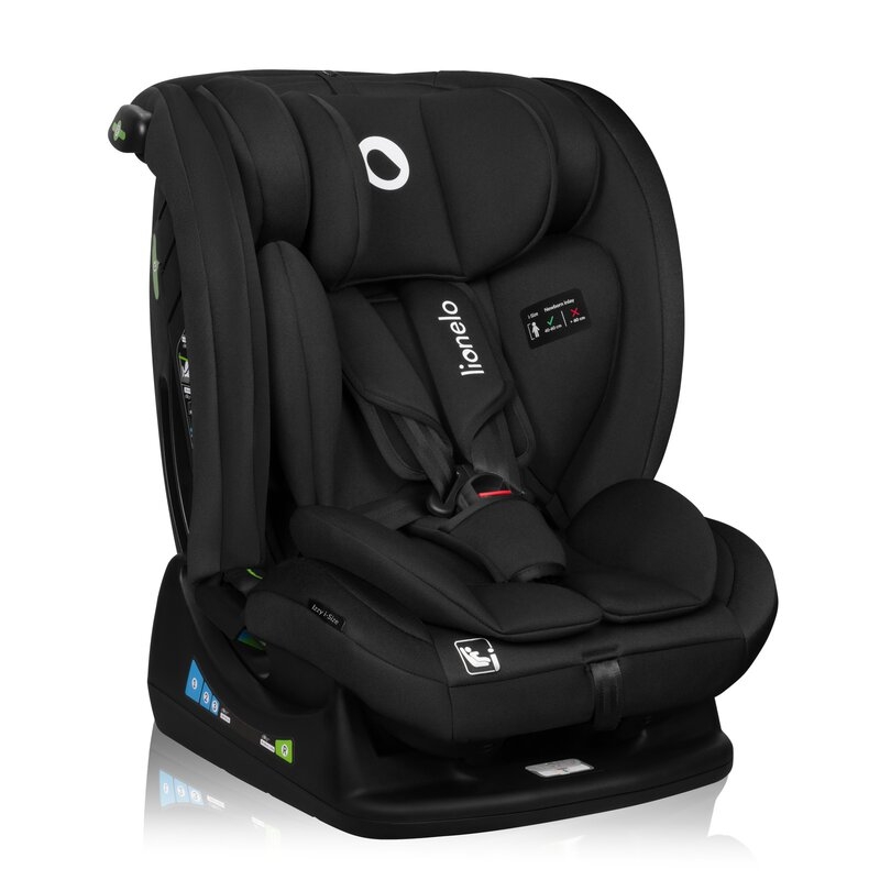 Scaun auto, Lionelo, i-Size Izzy, 0-36 Kg, 40-150 cm, Instalare cu centurile masinii, Protectie laterala, Ajustare spatar in 3 pozitii, Tetiera reglabila in 13 trepte, Conform cu R129, Negru Scaun auto, Lionelo, i-Size Izzy, 0-36 Kg, 40-150 cm, Instalare cu centurile masinii, Protectie laterala, Ajustare spatar in 3 pozitii, Tetiera reglabila in 13 trepte, Conform cu R129, Negru
