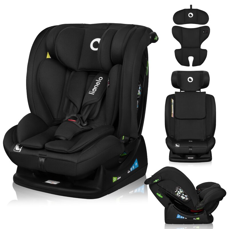 Scaun auto, Lionelo, i-Size Izzy, 0-36 Kg, 40-150 cm, Instalare cu centurile masinii, Protectie laterala, Ajustare spatar in 3 pozitii, Tetiera reglabila in 13 trepte, Conform cu R129, Negru Scaun auto, Lionelo, i-Size Izzy, 0-36 Kg, 40-150 cm, Instalare cu centurile masinii, Protectie laterala, Ajustare spatar in 3 pozitii, Tetiera reglabila in 13 trepte, Conform cu R129, Negru