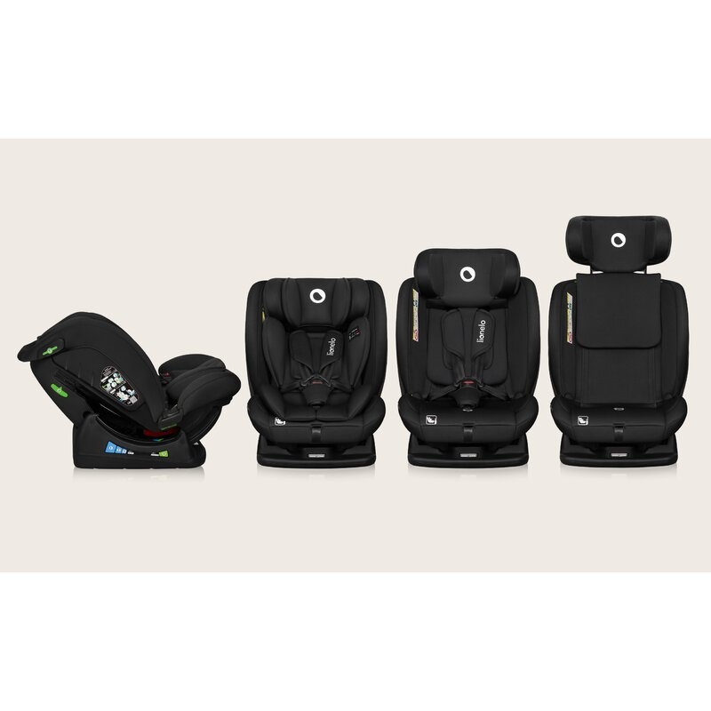 Scaun auto, Lionelo, i-Size Izzy, 0-36 Kg, 40-150 cm, Instalare cu centurile masinii, Protectie laterala, Ajustare spatar in 3 pozitii, Tetiera reglabila in 13 trepte, Conform cu R129, Negru Scaun auto, Lionelo, i-Size Izzy, 0-36 Kg, 40-150 cm, Instalare cu centurile masinii, Protectie laterala, Ajustare spatar in 3 pozitii, Tetiera reglabila in 13 trepte, Conform cu R129, Negru