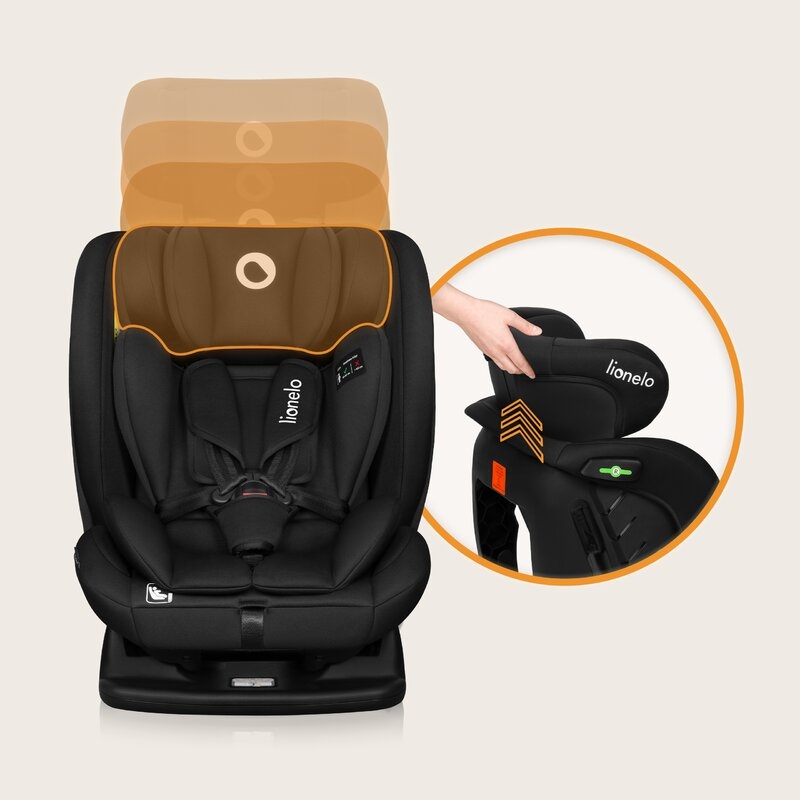 Scaun auto, Lionelo, i-Size Izzy, 0-36 Kg, 40-150 cm, Instalare cu centurile masinii, Protectie laterala, Ajustare spatar in 3 pozitii, Tetiera reglabila in 13 trepte, Conform cu R129, Negru Scaun auto, Lionelo, i-Size Izzy, 0-36 Kg, 40-150 cm, Instalare cu centurile masinii, Protectie laterala, Ajustare spatar in 3 pozitii, Tetiera reglabila in 13 trepte, Conform cu R129, Negru