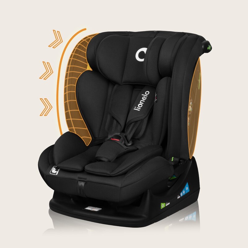 Scaun auto, Lionelo, i-Size Izzy, 0-36 Kg, 40-150 cm, Instalare cu centurile masinii, Protectie laterala, Ajustare spatar in 3 pozitii, Tetiera reglabila in 13 trepte, Conform cu R129, Negru Scaun auto, Lionelo, i-Size Izzy, 0-36 Kg, 40-150 cm, Instalare cu centurile masinii, Protectie laterala, Ajustare spatar in 3 pozitii, Tetiera reglabila in 13 trepte, Conform cu R129, Negru