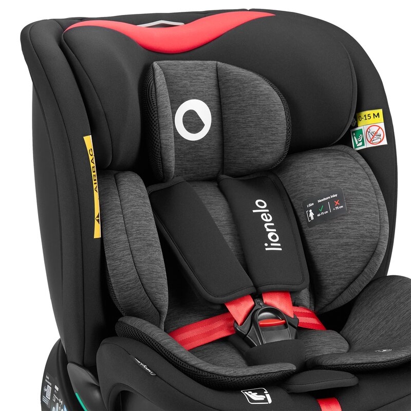 Scaun auto, Lionelo, i-Size Navy, 0-36 Kg, 40-150 cm, Cu isofix si picior de fixare, Protectie laterala, Rotire 360 grade, Ajustare spatar in 4 pozitii, Tetiera reglabila in 11 trepte, Conform cu R129, Negru/Rosu Scaun auto, Lionelo, i-Size Navy, 0-36 Kg, 40-150 cm, Cu isofix si picior de fixare, Protectie laterala, Rotire 360 grade, Ajustare spatar in 4 pozitii, Tetiera reglabila in 11 trepte, Conform cu R129, Negru/Rosu