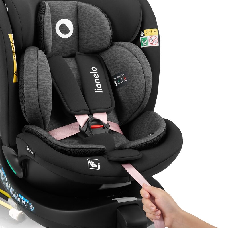 Scaun auto, Lionelo, i-Size Navy, 0-36 Kg, 40-150 cm, Cu isofix si picior de fixare, Protectie laterala, Rotire 360 grade, Ajustare spatar in 4 pozitii, Tetiera reglabila in 11 trepte, Conform cu R129, Negru/Roz Scaun auto, Lionelo, i-Size Navy, 0-36 Kg, 40-150 cm, Cu isofix si picior de fixare, Protectie laterala, Rotire 360 grade, Ajustare spatar in 4 pozitii, Tetiera reglabila in 11 trepte, Conform cu R129, Negru/Roz