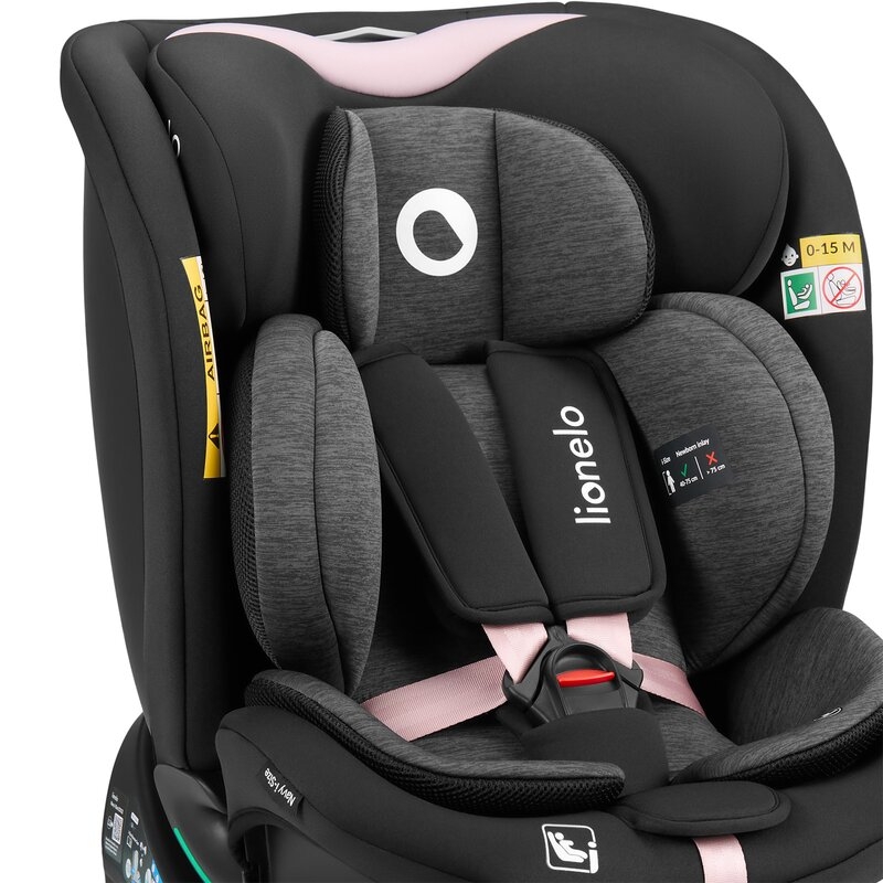 Scaun auto, Lionelo, i-Size Navy, 0-36 Kg, 40-150 cm, Cu isofix si picior de fixare, Protectie laterala, Rotire 360 grade, Ajustare spatar in 4 pozitii, Tetiera reglabila in 11 trepte, Conform cu R129, Negru/Roz Scaun auto, Lionelo, i-Size Navy, 0-36 Kg, 40-150 cm, Cu isofix si picior de fixare, Protectie laterala, Rotire 360 grade, Ajustare spatar in 4 pozitii, Tetiera reglabila in 11 trepte, Conform cu R129, Negru/Roz