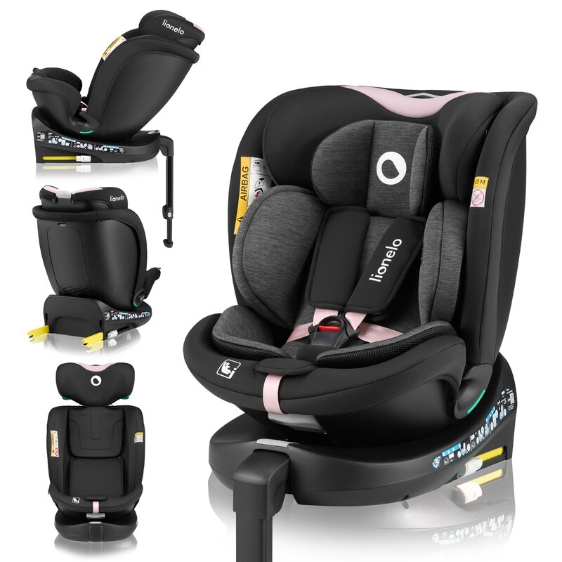 Scaun auto, Lionelo, i-Size Navy, 0-36 Kg, 40-150 cm, Cu isofix si picior de fixare, Protectie laterala, Rotire 360 grade, Ajustare spatar in 4 pozitii, Tetiera reglabila in 11 trepte, Conform cu R129, Negru/Roz Scaun auto, Lionelo, i-Size Navy, 0-36 Kg, 40-150 cm, Cu isofix si picior de fixare, Protectie laterala, Rotire 360 grade, Ajustare spatar in 4 pozitii, Tetiera reglabila in 11 trepte, Conform cu R129, Negru/Roz