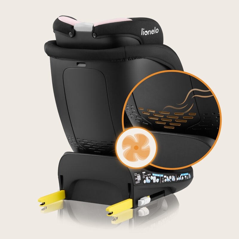 Scaun auto, Lionelo, i-Size Navy, 0-36 Kg, 40-150 cm, Cu isofix si picior de fixare, Protectie laterala, Rotire 360 grade, Ajustare spatar in 4 pozitii, Tetiera reglabila in 11 trepte, Conform cu R129, Negru/Roz Scaun auto, Lionelo, i-Size Navy, 0-36 Kg, 40-150 cm, Cu isofix si picior de fixare, Protectie laterala, Rotire 360 grade, Ajustare spatar in 4 pozitii, Tetiera reglabila in 11 trepte, Conform cu R129, Negru/Roz