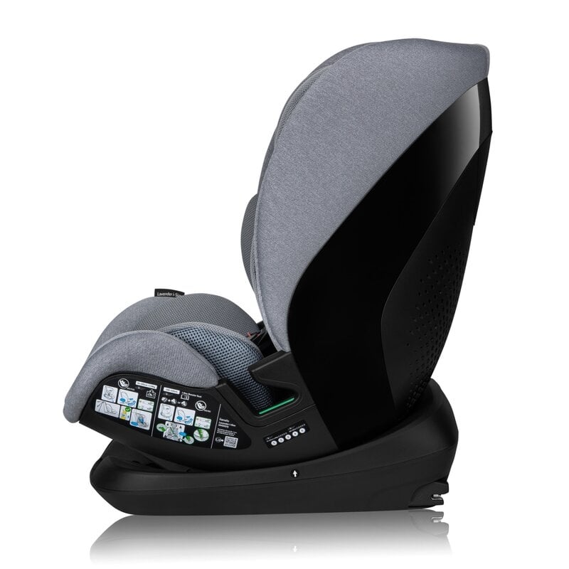 Scaun auto, Lionelo, Lavender I-size, Isofix, Cu centura TopTether, Cu spatar inclinabil in 5 pozitii, Cu tetiera reglabila in 13 pozitii, Instalare cu fata inainte, 9-36 Kg, 76-150 cm, Conform cu ECE R129, Gri Scaun auto, Lionelo, Lavender I-size, Isofix, Cu centura TopTether, Cu spatar inclinabil in 5 pozitii, Cu tetiera reglabila in 13 pozitii, Instalare cu fata inainte, 9-36 Kg, 76-150 cm, Conform cu ECE R129, Gri