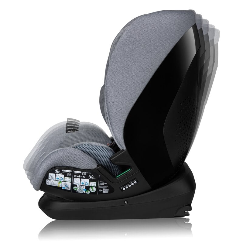 Scaun auto, Lionelo, Lavender I-size, Isofix, Cu centura TopTether, Cu spatar inclinabil in 5 pozitii, Cu tetiera reglabila in 13 pozitii, Instalare cu fata inainte, 9-36 Kg, 76-150 cm, Conform cu ECE R129, Gri Scaun auto, Lionelo, Lavender I-size, Isofix, Cu centura TopTether, Cu spatar inclinabil in 5 pozitii, Cu tetiera reglabila in 13 pozitii, Instalare cu fata inainte, 9-36 Kg, 76-150 cm, Conform cu ECE R129, Gri