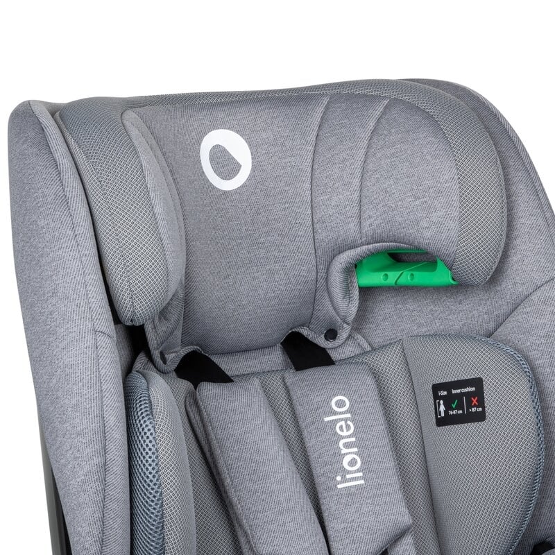 Scaun auto, Lionelo, Lavender I-size, Isofix, Cu centura TopTether, Cu spatar inclinabil in 5 pozitii, Cu tetiera reglabila in 13 pozitii, Instalare cu fata inainte, 9-36 Kg, 76-150 cm, Conform cu ECE R129, Gri Scaun auto, Lionelo, Lavender I-size, Isofix, Cu centura TopTether, Cu spatar inclinabil in 5 pozitii, Cu tetiera reglabila in 13 pozitii, Instalare cu fata inainte, 9-36 Kg, 76-150 cm, Conform cu ECE R129, Gri
