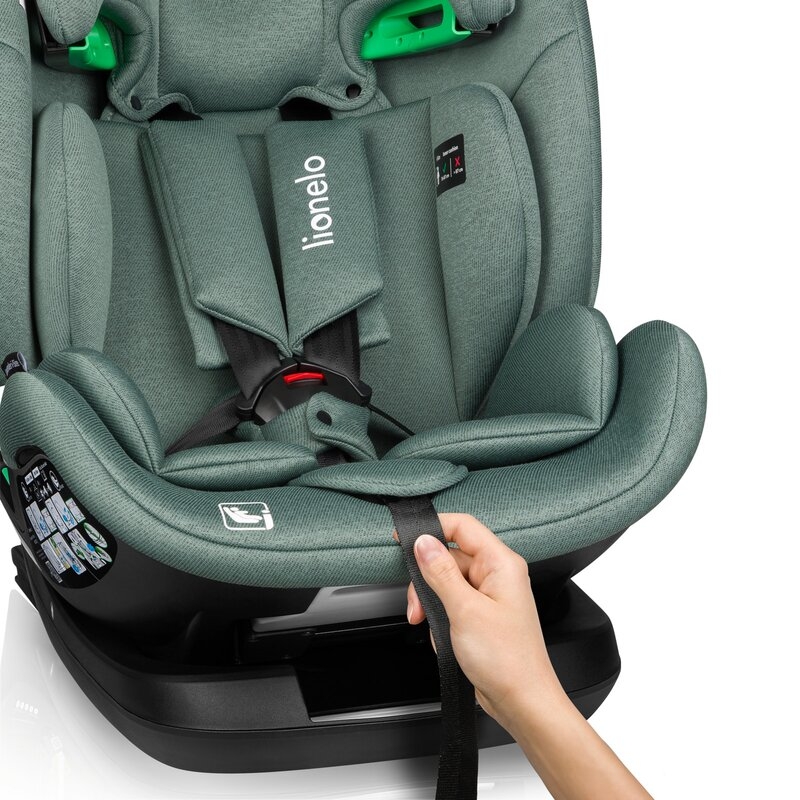 Scaun auto, Lionelo, Lavender I-size, Isofix, Cu centura TopTether, Cu spatar inclinabil in 5 pozitii, Cu tetiera reglabila in 13 pozitii, Instalare cu fata inainte, 9-36 Kg, 76-150 cm, Conform cu ECE R129, Verde Scaun auto, Lionelo, Lavender I-size, Isofix, Cu centura TopTether, Cu spatar inclinabil in 5 pozitii, Cu tetiera reglabila in 13 pozitii, Instalare cu fata inainte, 9-36 Kg, 76-150 cm, Conform cu ECE R129, Verde