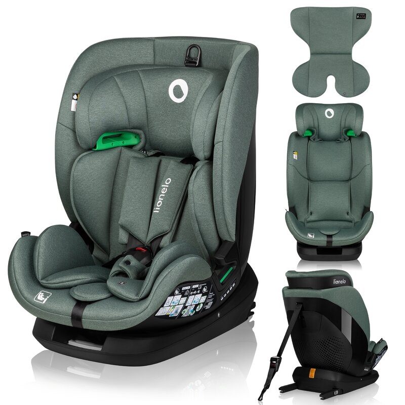 Scaun auto, Lionelo, Lavender I-size, Isofix, Cu centura TopTether, Cu spatar inclinabil in 5 pozitii, Cu tetiera reglabila in 13 pozitii, Instalare cu fata inainte, 9-36 Kg, 76-150 cm, Conform cu ECE R129, Verde Scaun auto, Lionelo, Lavender I-size, Isofix, Cu centura TopTether, Cu spatar inclinabil in 5 pozitii, Cu tetiera reglabila in 13 pozitii, Instalare cu fata inainte, 9-36 Kg, 76-150 cm, Conform cu ECE R129, Verde