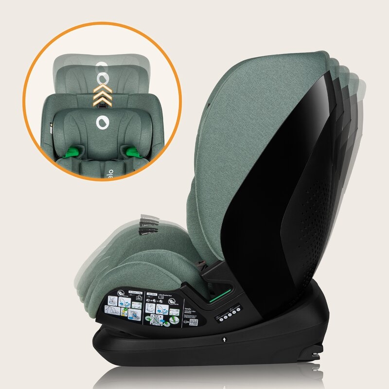 Scaun auto, Lionelo, Lavender I-size, Isofix, Cu centura TopTether, Cu spatar inclinabil in 5 pozitii, Cu tetiera reglabila in 13 pozitii, Instalare cu fata inainte, 9-36 Kg, 76-150 cm, Conform cu ECE R129, Verde Scaun auto, Lionelo, Lavender I-size, Isofix, Cu centura TopTether, Cu spatar inclinabil in 5 pozitii, Cu tetiera reglabila in 13 pozitii, Instalare cu fata inainte, 9-36 Kg, 76-150 cm, Conform cu ECE R129, Verde