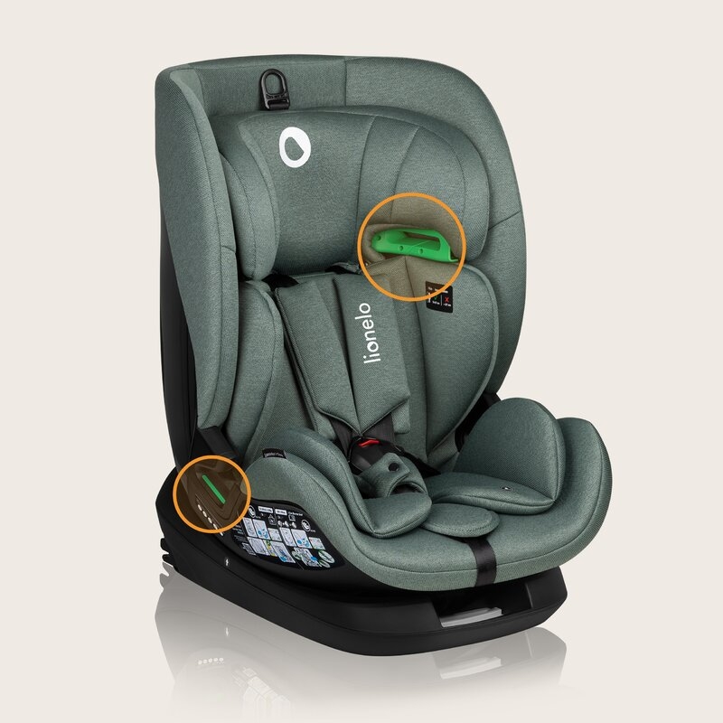 Scaun auto, Lionelo, Lavender I-size, Isofix, Cu centura TopTether, Cu spatar inclinabil in 5 pozitii, Cu tetiera reglabila in 13 pozitii, Instalare cu fata inainte, 9-36 Kg, 76-150 cm, Conform cu ECE R129, Verde Scaun auto, Lionelo, Lavender I-size, Isofix, Cu centura TopTether, Cu spatar inclinabil in 5 pozitii, Cu tetiera reglabila in 13 pozitii, Instalare cu fata inainte, 9-36 Kg, 76-150 cm, Conform cu ECE R129, Verde