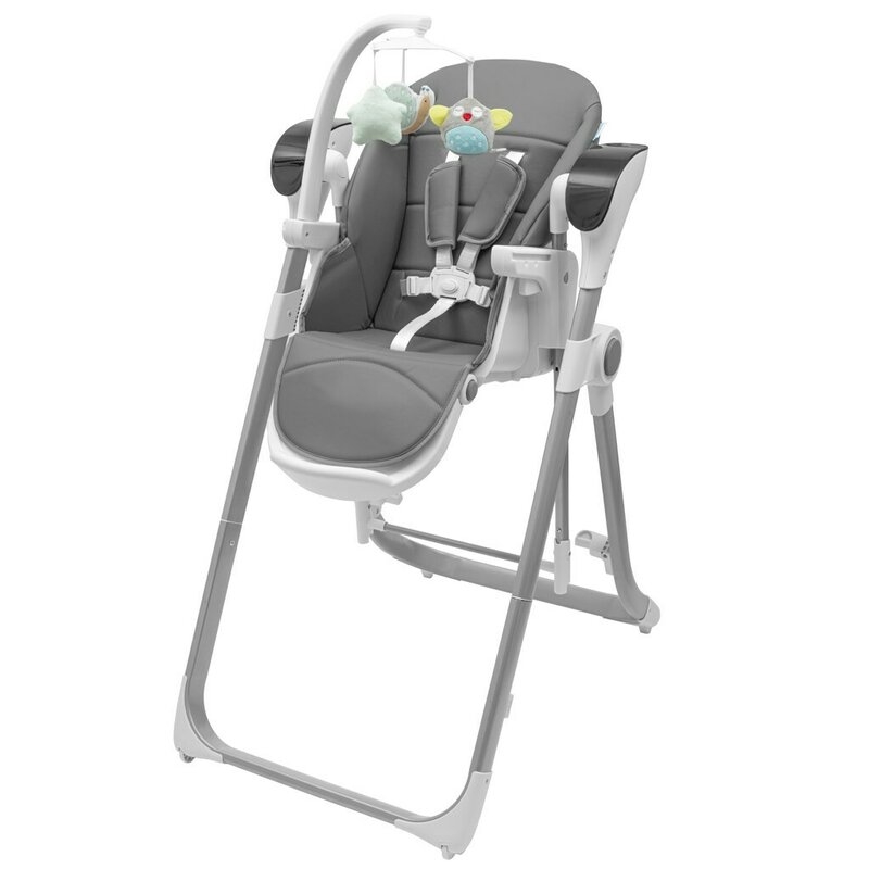 Scaun de masa 2 in 1, New Baby, Smart, Poate fi utilizat si ca leagan pentru copii, Cu telecomanda, Spatar reglabil in 4 pozitii, Cu 5 viteze de leganare, Cu melodii si jucarii, 0-36 luni, Grey Scaun de masa 2 in 1, New Baby, Smart, Poate fi utilizat si ca leagan pentru copii, Cu telecomanda, Spatar reglabil in 4 pozitii, Cu 5 viteze de leganare, Cu melodii si jucarii, 0-36 luni, Grey