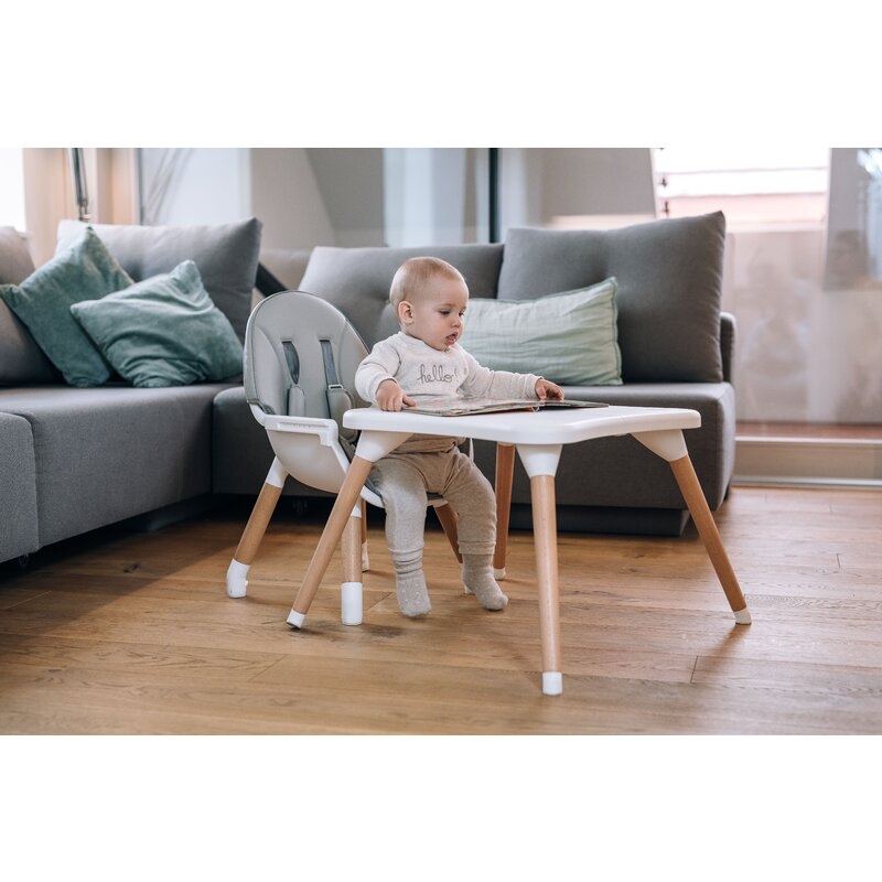 Scaun de masa 3 in 1, Multifunctional, Eos, Cu tavita reglabila si detasabila, FreeON, Grey Scaun de masa 3 in 1, Multifunctional, Eos, Cu tavita reglabila si detasabila, FreeON, Grey