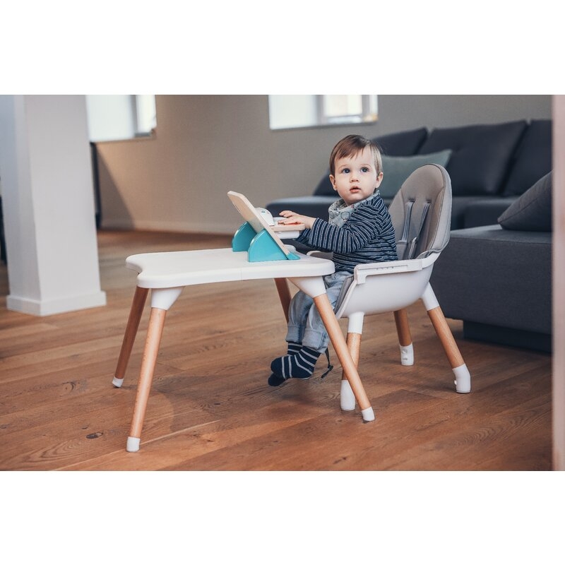 Scaun de masa 3 in 1, Multifunctional, Eos, Cu tavita reglabila si detasabila, FreeON, Grey Scaun de masa 3 in 1, Multifunctional, Eos, Cu tavita reglabila si detasabila, FreeON, Grey