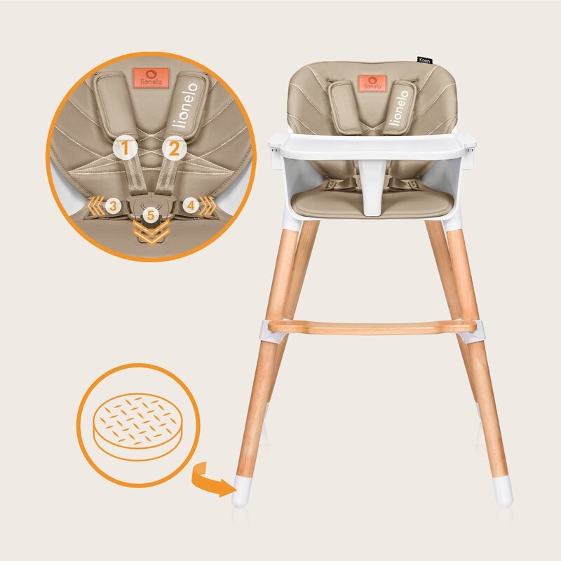 Scaun de masa, Lionelo, Koen, Din fag, 2 in 1, Transformabil, Sustine 30 kg, 6 luni+, Conform cu standardul european de securitate EN14988, Bej Scaun de masa, Lionelo, Koen, Din fag, 2 in 1, Transformabil, Sustine 30 kg, 6 luni+, Conform cu standardul european de securitate EN14988, Bej