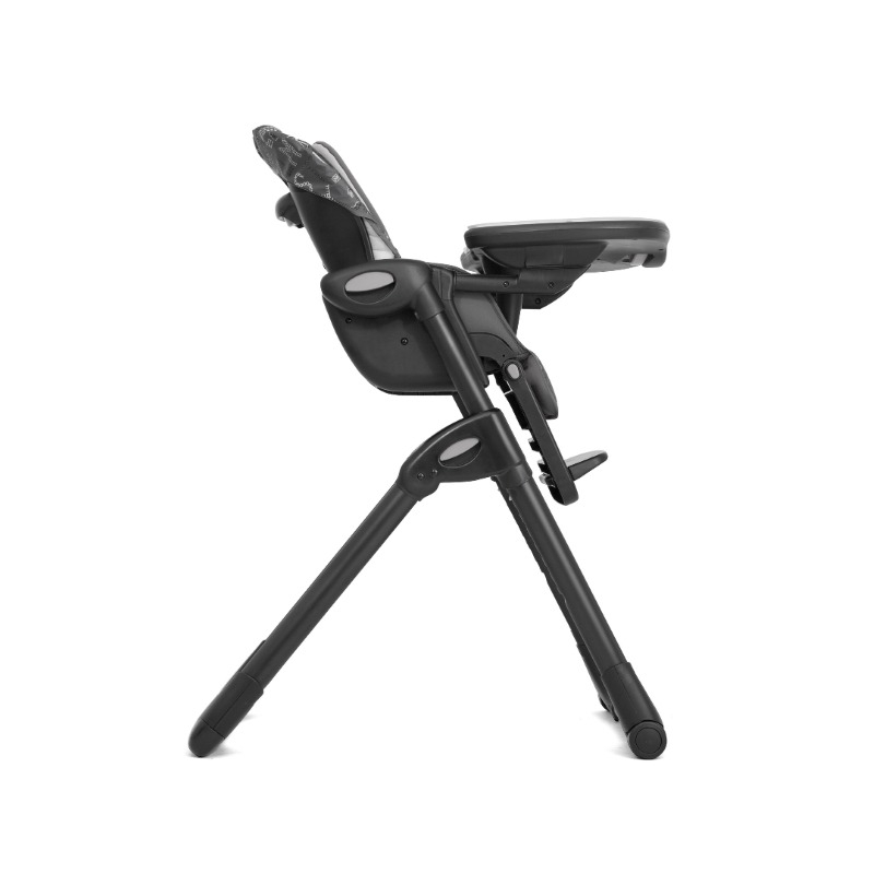 Scaun de masa Mimzy Recline ABC Charcoal, nastere - 15 kg, Joie Scaun de masa Mimzy Recline ABC Charcoal, nastere - 15 kg, Joie
