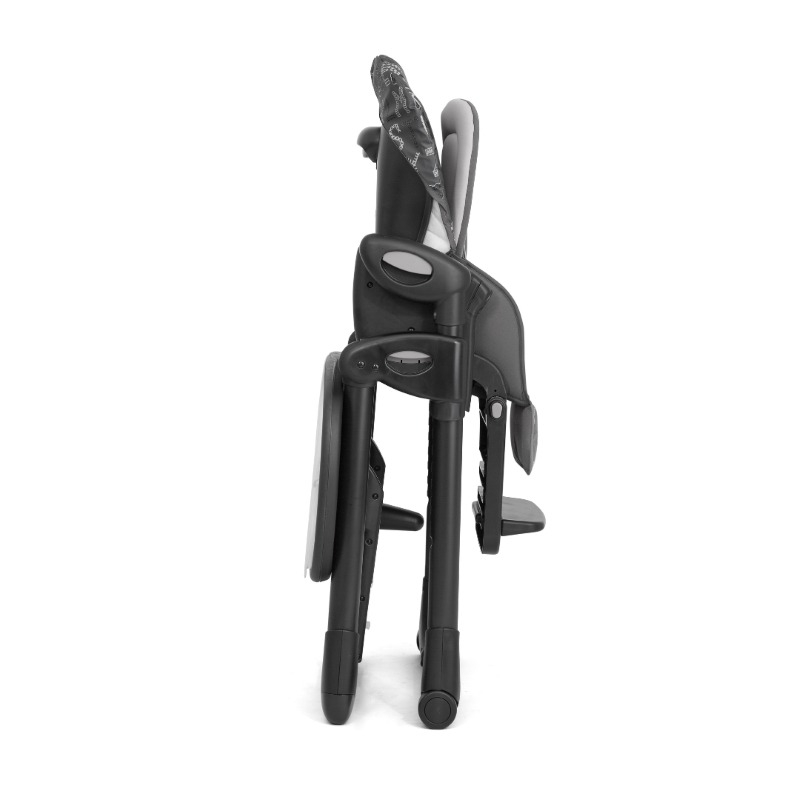 Scaun de masa Mimzy Recline ABC Charcoal, nastere - 15 kg, Joie Scaun de masa Mimzy Recline ABC Charcoal, nastere - 15 kg, Joie