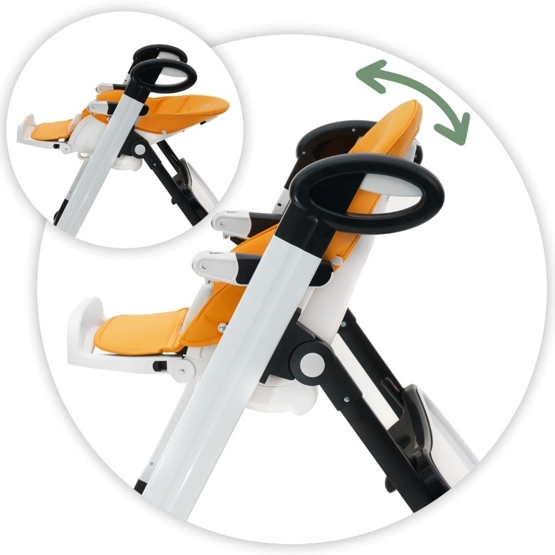 Scaun de masa Vogue, Orange, Appekids