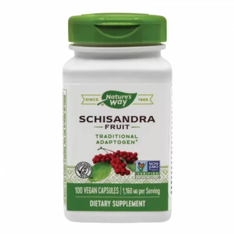 Schizandra Fruit Natures Way, 100 capsule, Secom Schizandra Fruit Natures Way, 100 capsule, Secom