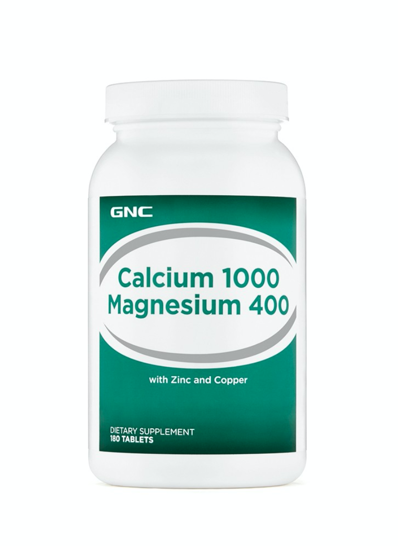 GNC - Calciu 1000 mg Magneziu 400 mg 180 tablete GNC - Calciu 1000 mg Magneziu 400 mg 180 tablete