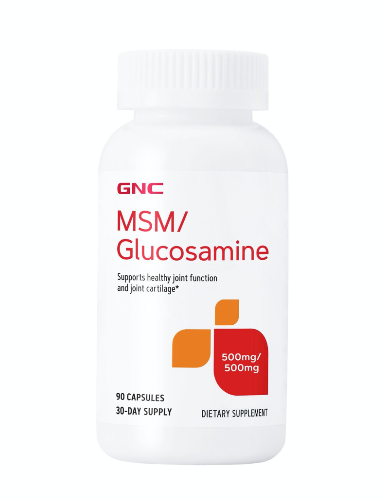 GNC - MSM si Glucozamina 500 mg 90 capsule GNC - MSM si Glucozamina 500 mg 90 capsule