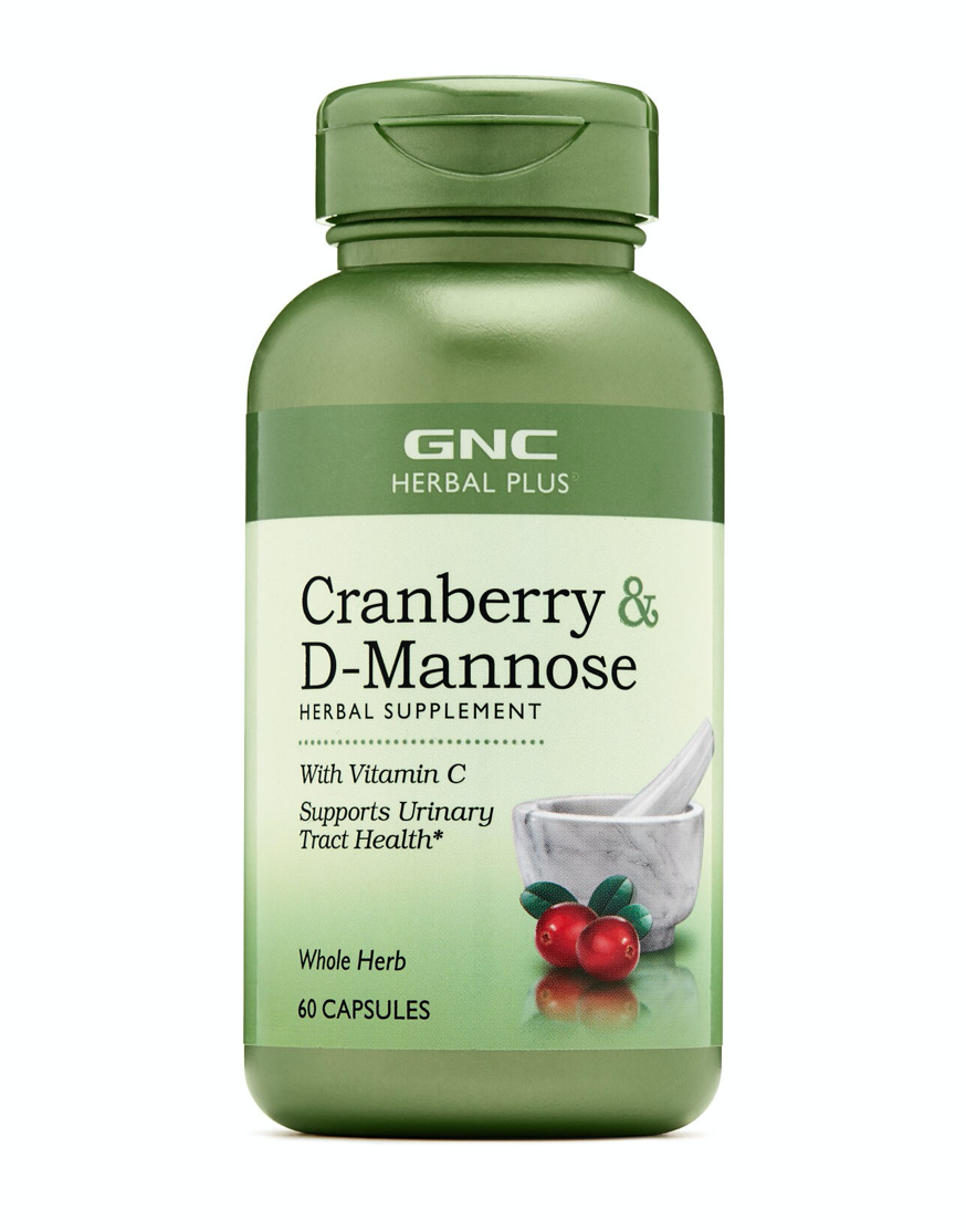 GNC - Herbal Plus merisor & D-manoza cu vitamina C 60caps GNC - Herbal Plus merisor & D-manoza cu vitamina C 60caps