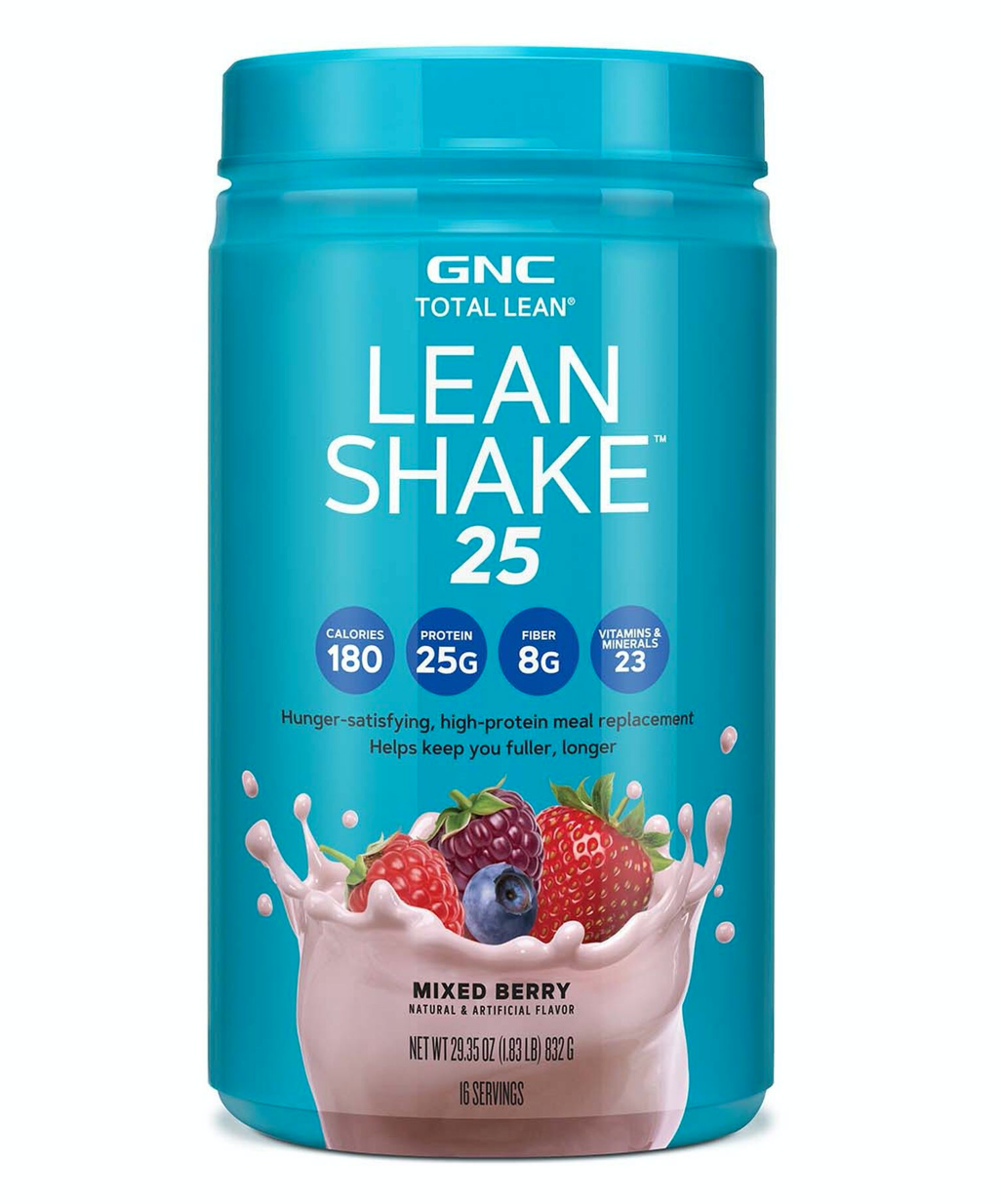 GNC - Total Lean Shak25 cu aroma de fructe de padure 832g GNC - Total Lean Shak25 cu aroma de fructe de padure 832g