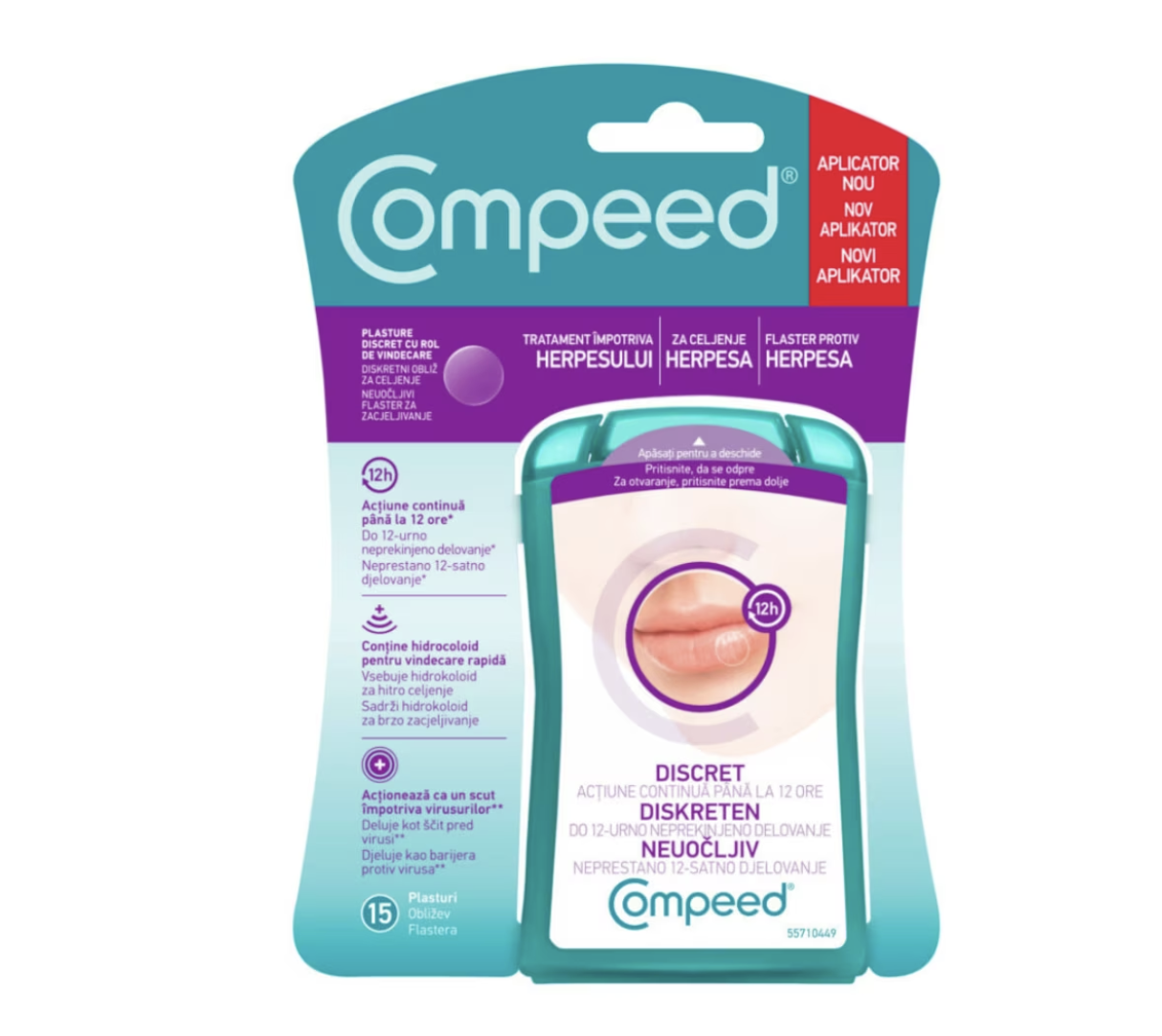 Compeed - Plasture anti-herpes zi 15buc Compeed - Plasture anti-herpes zi 15buc