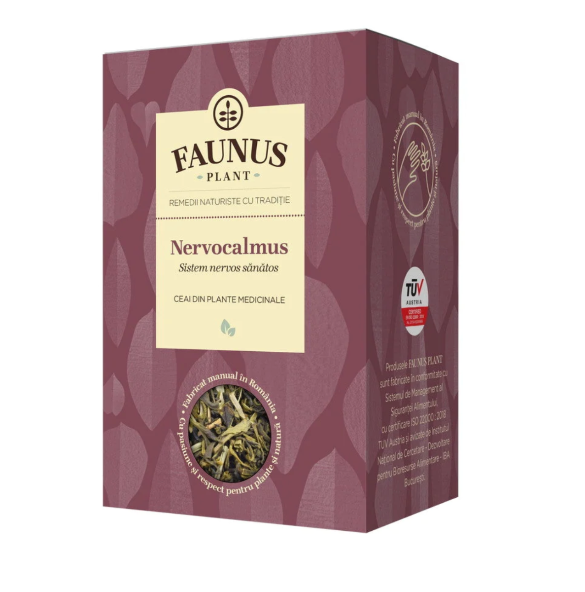 Faunus Plant - Ceai Nervocalmus 90g Faunus Plant - Ceai Nervocalmus 90g