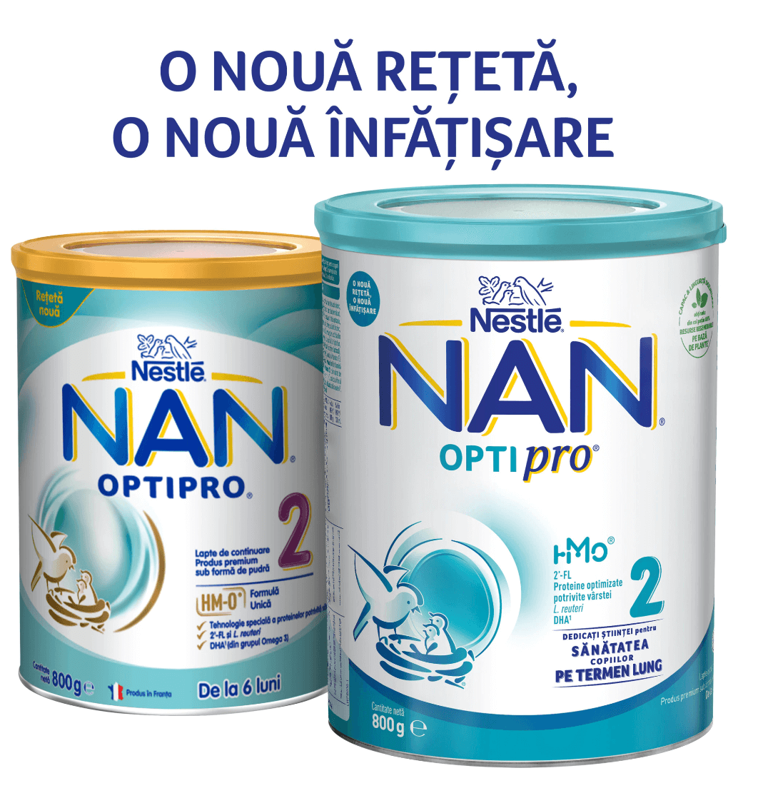 Nestle - Nan 2 Optipro HMO lapte praf pentru copii de la 6 luni 800g