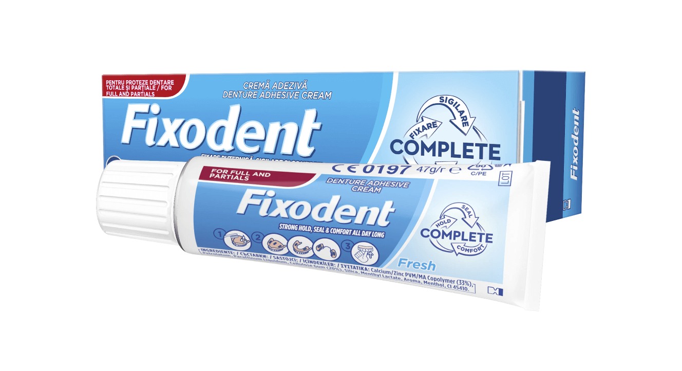 Fixodent - Complete Fresh crema adeziva 47g Fixodent - Complete Fresh crema adeziva 47g