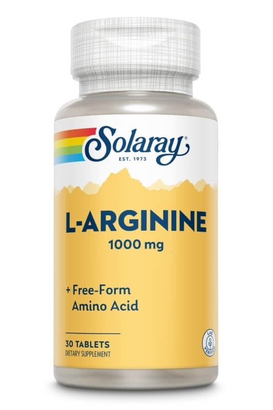 L-Arginine 1000 mg Solaray, 30 tablete, Secom L-Arginine 1000 mg Solaray, 30 tablete, Secom