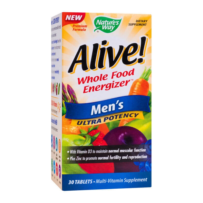 Alive Once Daily Mens Ultra Potency Nature's Way, 30 tablete, Secom Alive Once Daily Mens Ultra Potency Nature's Way, 30 tablete, Secom