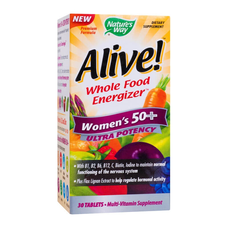 Alive Once Daily Women 50+ Ultra Nature's Way, 30 tablete, Secom Alive Once Daily Women 50+ Ultra Nature's Way, 30 tablete, Secom