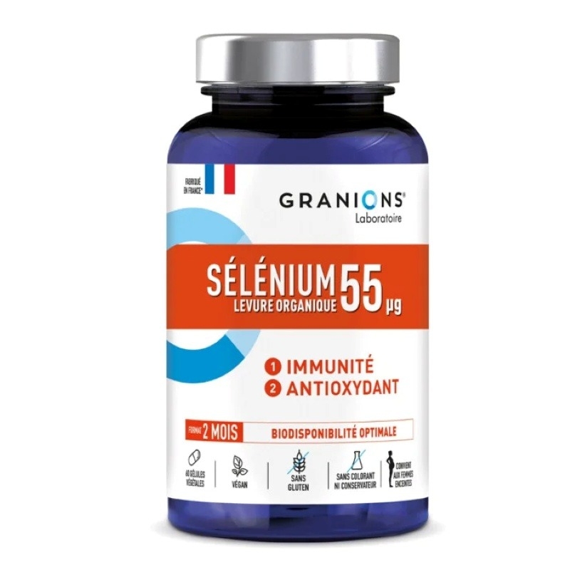 Selenium, 55 mcg, 60 capsule, Granions Selenium, 55 mcg, 60 capsule, Granions