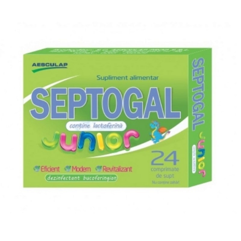 Septogal junior, 24 comprimate, Aesculap Septogal junior, 24 comprimate, Aesculap