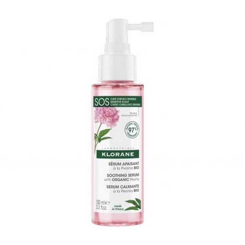 Ser calmant cu extract de bujor Bio, 100 ml, Klorane Ser calmant cu extract de bujor Bio, 100 ml, Klorane