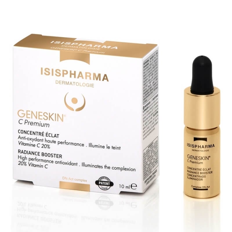 Ser concentrat cu efect iluminator Geneskin C Premium, 10 ml, Isispharma Ser concentrat cu efect iluminator Geneskin C Premium, 10 ml, Isispharma