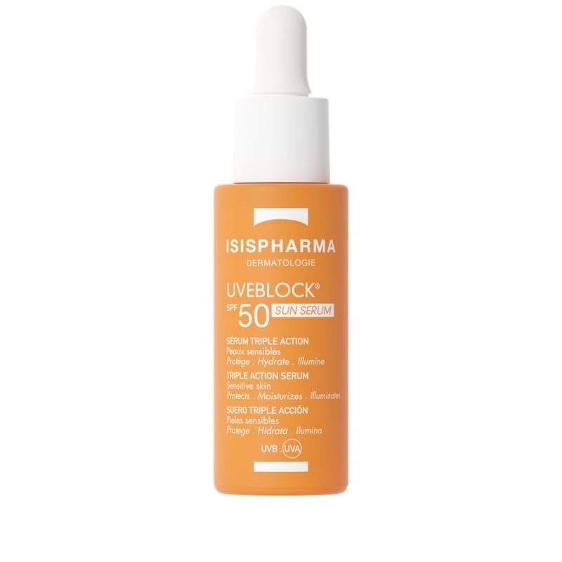 Ser cu tripla actiune SPF 50 Uveblock, 28 ml, Isispharma Ser cu tripla actiune SPF 50 Uveblock, 28 ml, Isispharma