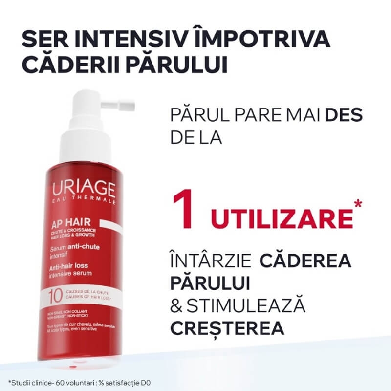 Ser impotriva caderii parului AP Hair, 100 ml, Uriage