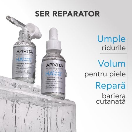 Ser reparator cu acid hialuronic HA5 Honey Repair, 30 ml, Apivita Ser reparator cu acid hialuronic HA5 Honey Repair, 30 ml, Apivita