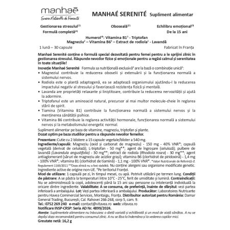 Serenite, 30 capsule, Manhae Serenite, 30 capsule, Manhae