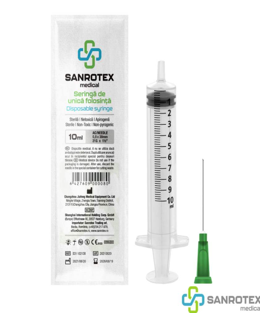 Seringa 10ml 100buc Seringa 10ml 100buc
