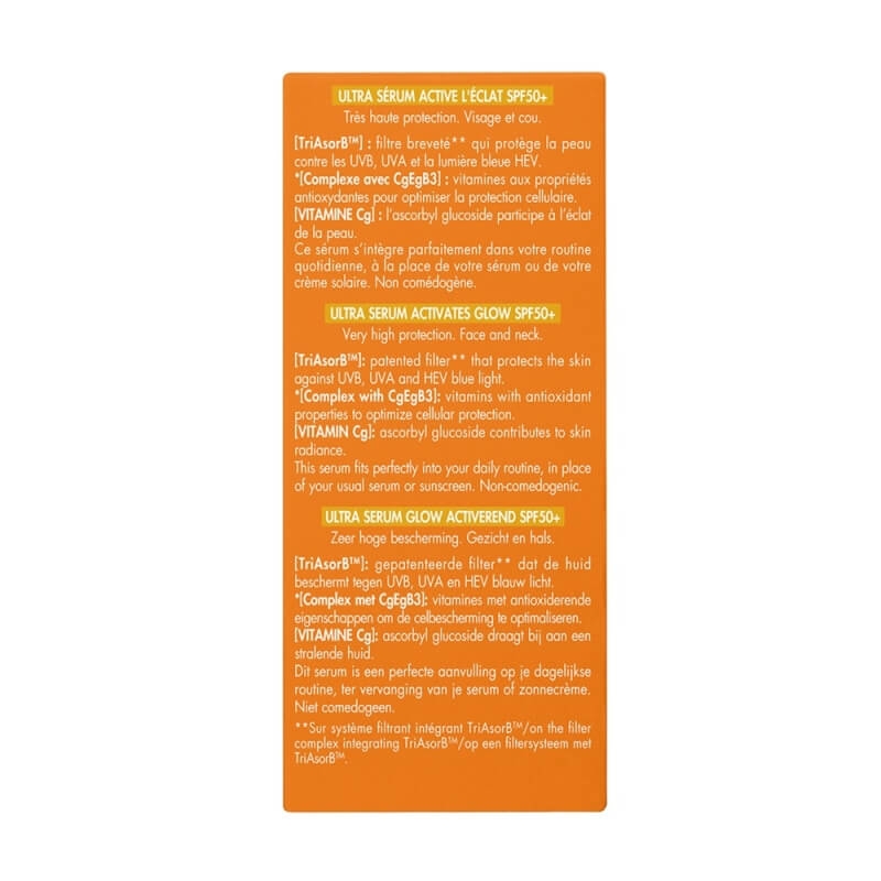 Ultra Serum cu efect de luminozitate SPF 50+, 30 ml, Avene Ultra Serum cu efect de luminozitate SPF 50+, 30 ml, Avene