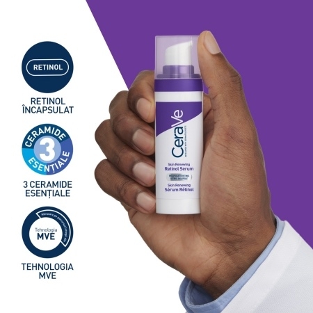 Serum cu retinol Skin Renewing, 30 ml, Cerave Serum cu retinol Skin Renewing, 30 ml, Cerave