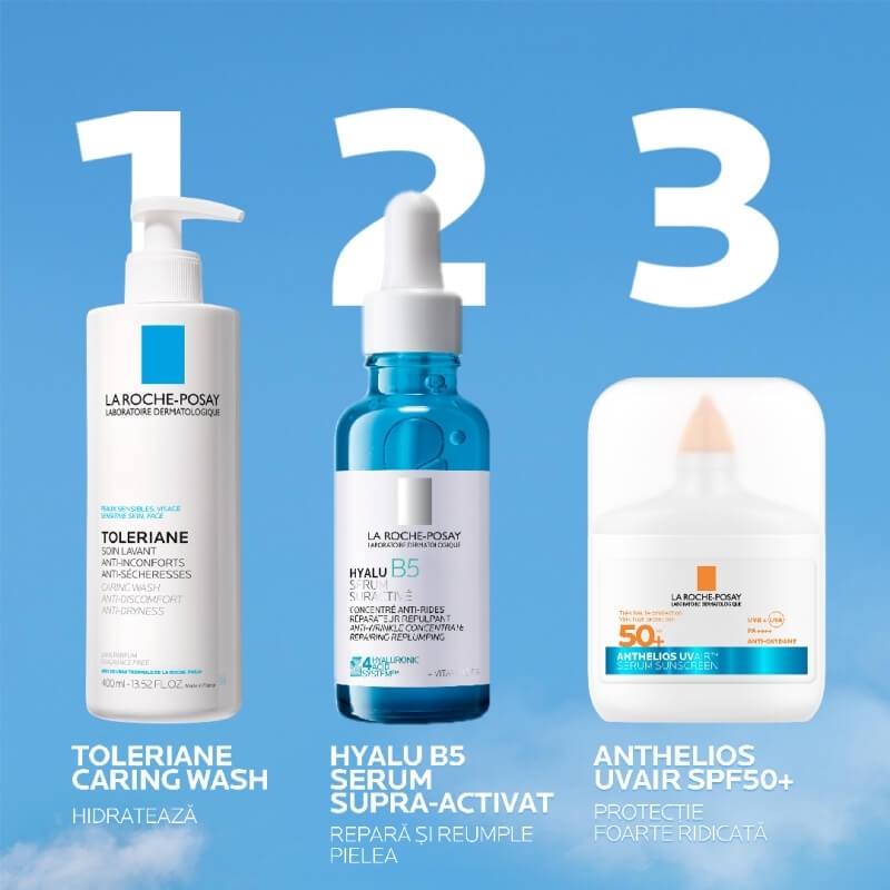 Serum de fata SPF 50+ Anthelios UVAir, 50 ml, La Roche-Posay Serum de fata SPF 50+ Anthelios UVAir, 50 ml, La Roche-Posay